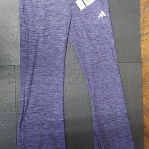 Adidas Kids Heathered Purple Leggings
